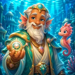 ตัวการ์ตูนนักเล่าเรื่องแห่ง Atlantis